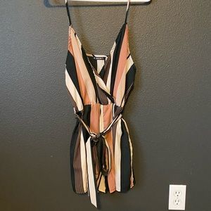 Striped romper
